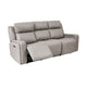 Clyd Reclining Sofa w Dual Power Headrest | 83’’ | Light Gray Leather BM338983
