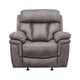 Esy 2pc Power Reclining Chair and Sofa Set | Dark Gray Polyester BM338985