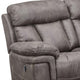 Esy 2pc Power Reclining Chair and Sofa Set | Dark Gray Polyester BM338985