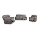Esy 3pc Power Reclining Living Room Sofa Loveseat & Chair Set | Dark Gray Polyester BM338986