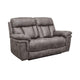Esy 3pc Power Reclining Living Room Sofa Loveseat & Chair Set | Dark Gray Polyester BM338986