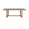 Hida Outdoor Dining Table | Brown Eucalyptus Wood | Rectangular 82’’
