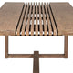 Hida Outdoor Dining Table | Brown Eucalyptus Wood | Rectangular 82’’