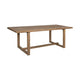 Hida Outdoor Dining Table | Brown Eucalyptus Wood | Rectangular 82"