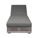 Hida Chaise Lounge Chair | Gray Eucalyptus | Olefin Cushions | 82’’ BM339003