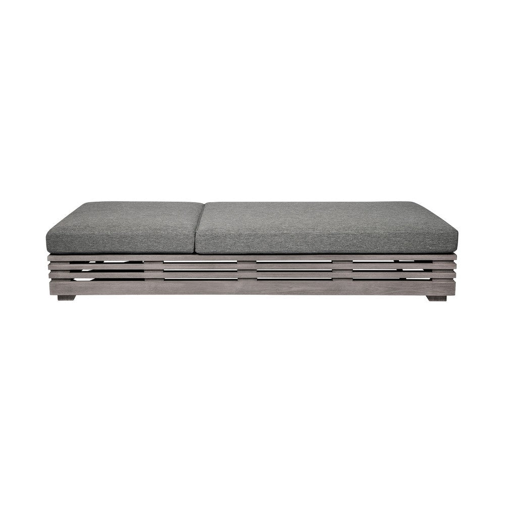 Hida Chaise Lounge Chair | Gray Eucalyptus | Olefin Cushions | 82’’ BM339003