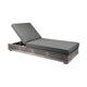 Hida Chaise Lounge Chair | Gray Eucalyptus | Olefin Cushions | 82"
