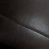 Neila Sofa | Soft Dark Brown Leather Cushions | Light Brown Wood | 87’’ BM339014