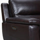 Lizen Power Recliner Loveseat | USB Port | Brown Leather | 65’’ BM339018