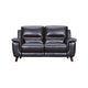 Lizen Power Recliner Loveseat | USB Port | Brown Leather | 65"