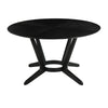 Alana Dining Table | Black Rubberwood | Metal | Round 54’’ Top BM339023