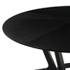 Alana Dining Table | Black Rubberwood | Metal | Round 54’’ Top BM339023
