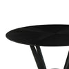 Alana Dining Table | Black Rubberwood | Metal | Round 54’’ Top BM339023