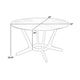 Alana Dining Table | Black Rubberwood | Metal | Round 54’’ Top BM339023