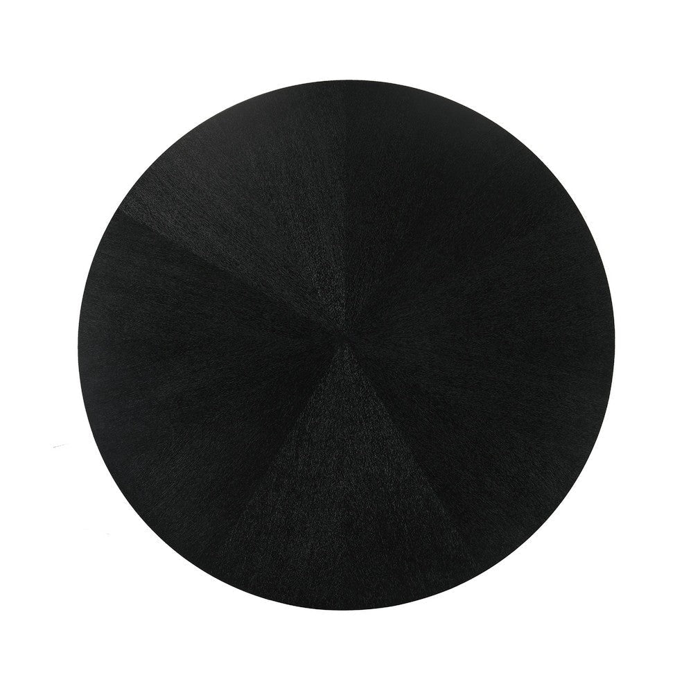 Kirk Alana 5pc Dining Table Set | Black Wood | Metal | 4 Charcoal Gray Chairs BM339037