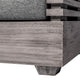 Hida Outdoor Armchair | Gray Eucalyptus Wood | Gray Olefin Cushions BM339076