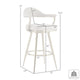 Justy Swivel Counter Stool Chair | Gold Steel Legs | Taupe Polyester