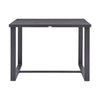 Enya 5pc Outdoor Bar Height Table & 4 Chair Set | Gray Cushions | Black Aluminum BM339169
