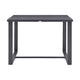 Enya 5pc Outdoor Bar Height Table & 4 Chair Set | Gray Cushions | Black Aluminum BM339169