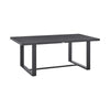 Enya 5pc Outdoor Dining Table & 4 Chair Set | Gray Cushions | Blac BM339170