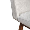 Tynn Swivel Counter Stool Chair | Beige Wingback | Brown Rubberwood BM339180