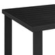 Adiy Outdoor Counter Height Dining Table | 59’’ Top | Black Aluminum BM339192