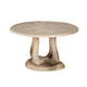Ellon Round Dining Table | 54" Natural Wood | Trestle Tulip Base