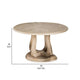 Ellon Round Dining Table | 54’’ Natural Wood | Trestle Tulip Base BM339196