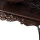 Astor Coffee Table | 52’’ Dark Cherry Brown Wood | Carved Details BM339204