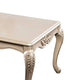 Ery Coffee Table | Champagne Wood Frame | Carved Details | 48’’ BM339208