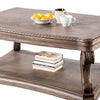 Olane Coffee Table | Weathered Oak Brown Wood | Rustic Farmhouse 52’’ BM339209
