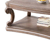 Olane Coffee Table | Weathered Oak Brown Wood | Rustic Farmhouse 52’’ BM339209