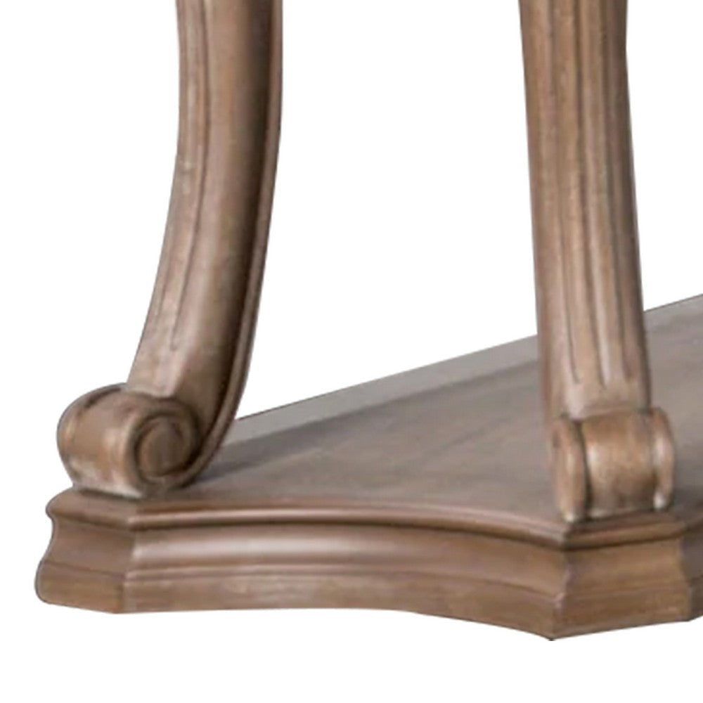Olane Sofa Table | Weathered Oak Brown Wood | Rustic Farmhouse 54’’ BM339211