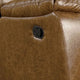 Kius Manual Recliner Chair | Brown Faux Leather | Pillow Top Arms BM339214