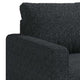 Remy Accent Sofa Chair | Black Boucle Seat with Metallic Undertone Gold Legs BM339216