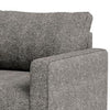 Remy Accent Sofa Chair | Charcoal Gray Boucle Fabric | Bench-Style Seating BM339218
