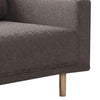 Remy Loveseat | Charcoal Gray Boucle | Gold Solid Wood Frame | 63’’ BM339219