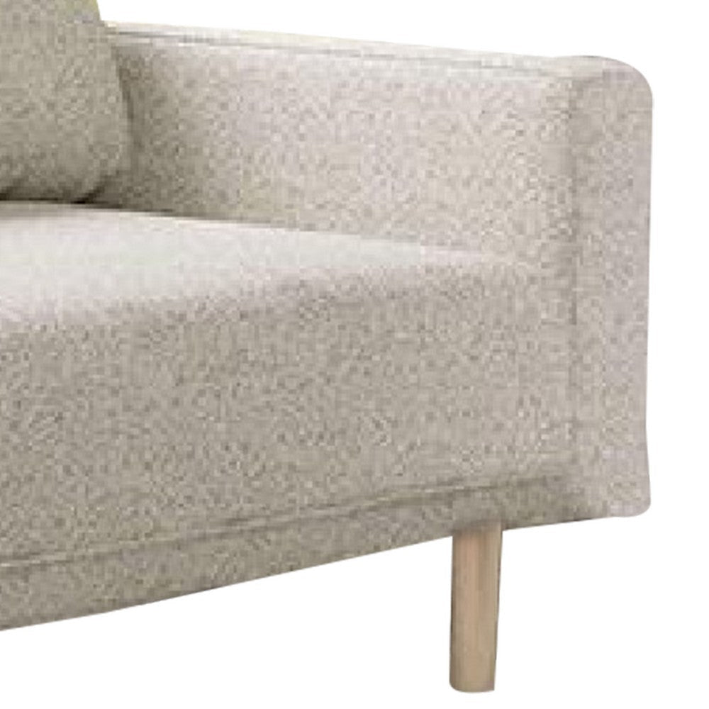 Remy Loveseat | Off-White Boucle | Gold Wood Frame | 63’’ BM339220