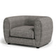 Dly Sofa Chair | Charcoal Gray Boucle | Black Wood | Tuxedo-Inspired Design BM339222