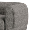 Dly Sofa Chair | Charcoal Gray Boucle | Black Wood | Tuxedo-Inspired Design BM339222