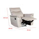 Lenne Manual Recliner Chair | Taupe Leather Match | Padded Arms BM339224