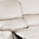 Larus Manual Loveseat | Off-White Leather Match | Pillow Top Arms | 60’’ BM339228