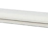 Miamy Bench | Cream White Wood Frame | Textured Fabric | 55’’ BM339233