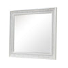 Miamy Dresser Mirror | 44’’ Cream White Wood Frame | Bevelled Edge BM339234