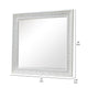 Miamy Dresser Mirror | 44’’ Cream White Wood Frame | Bevelled Edge BM339234