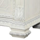 Naddy Nightstand | 2 Drawers | USB | Wire Brushed White Wood | 30’’ BM339237