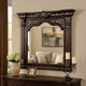 Naddy Dresser Mirror | Espresso Brown Wood | Beveled | 48’’ BM339238