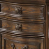 Leova Nightstand | 2 Drawers | USB A-C | 31’’ Dark Brown Wood BM339241