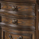 Leova Nightstand | 2 Drawers | USB A-C | 31’’ Dark Brown Wood BM339241