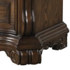 Leova Nightstand | 2 Drawers | USB A-C | 31’’ Dark Brown Wood BM339241